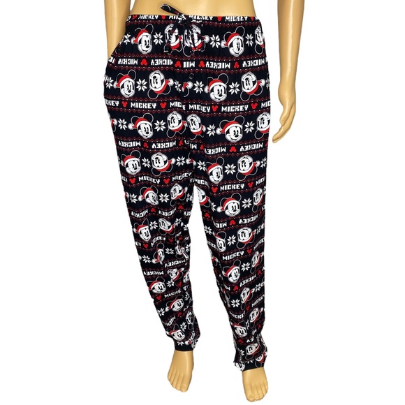 DISNEY Men’s XL Black White Red Relax Fit 100% Cotton NEW Mickey Mouse - Picture 3 of 3